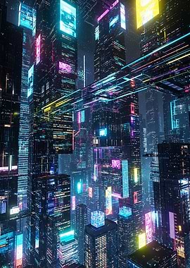 Technocratic Reticulation: Futuristic Metropolis