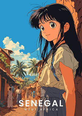 Anime Girl in Senegal