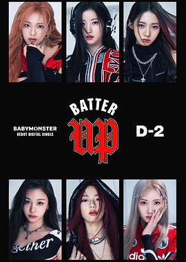 BABYMONSTER Debut Digital Single 'Batter Up' D-2