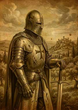 Knight in Armor with Sword