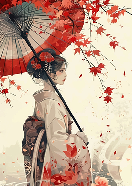 Cascading Wisteria Fuji Flower Kimono