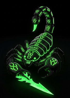 Glowing Toxic Scorpion