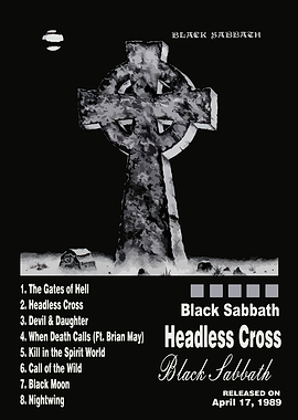 Black Sabbath Headless Cross Album Art