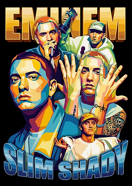 Eminem Slim Shady Pop Art