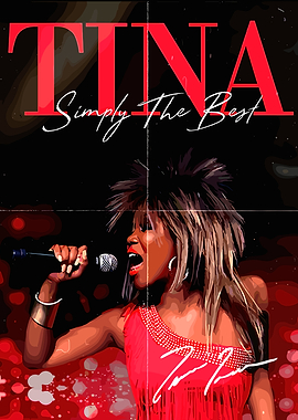 Tina Turner 'Simply The Best' Poster