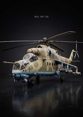 Mil Mi-24 Hind Helicopter