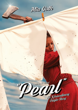 Pearl movie poster with Mia Goth