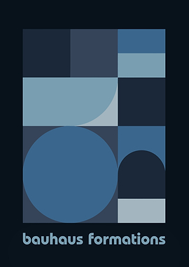Bauhaus Formations Abstract Design