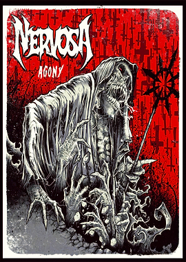 Nervosa Agony Album Art