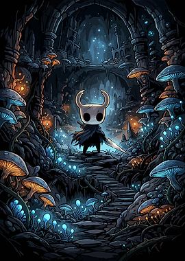 Hollow Knight Cave Art