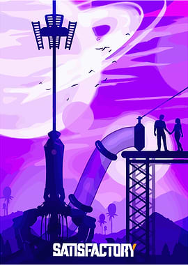 Satisfactory Game Poster