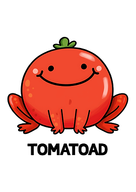 Cute Tomato Toad Character