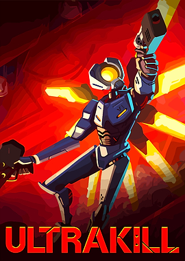 Ultrakill Robot with Guns