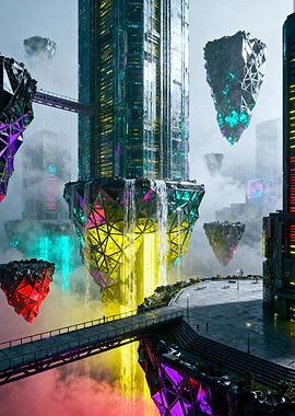 Polychromatic Arcology: The Neon Aether