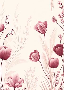 Floral Elegant Tulips