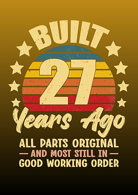 Built 27 Years Ago Retro Design