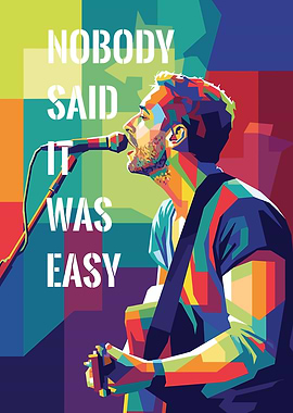 Musician Singing with Guitar