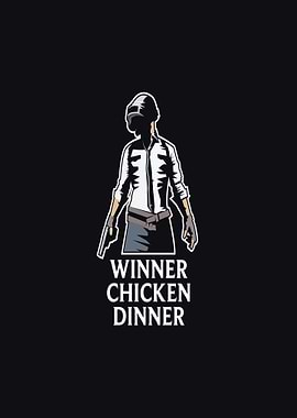 PUBG Winner Chicken Dinner Art
