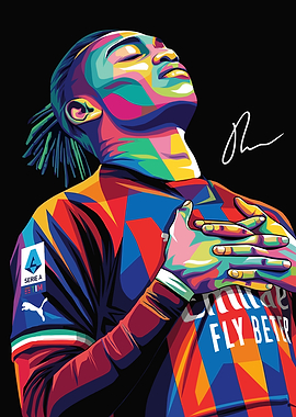 Rafael Leão Pop Art Portrait