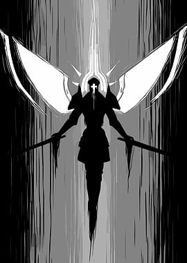 Angelic Warrior with Swords