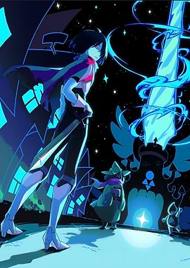 Deltarune Characters in a Dark Fantasy Setting