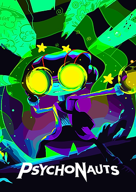 Psychonauts Game Poster