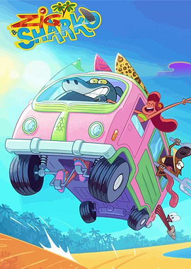 Zig & Sharko Van Trip