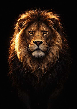 Majestic Lion Portrait