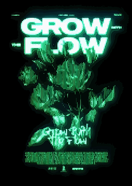 Grow Flow Text Art