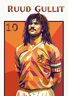 Ruud Gullit Pop Art Portrait