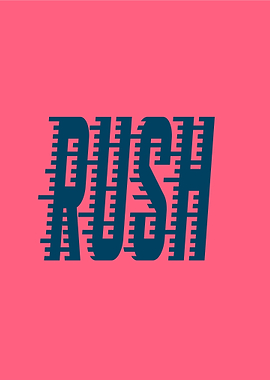 Rush text art