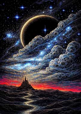 Cosmic Castle Landscape