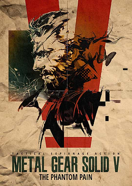 Metal Gear Solid V The Phantom Pain Poster