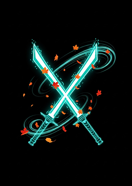 Glowing Swords and Autumn Leaves