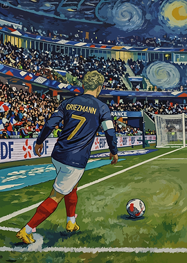 Griezmann in Starry Night Stadium