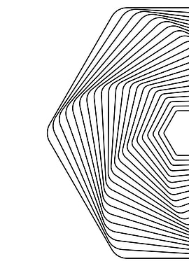 Abstract Hexagonal Pattern