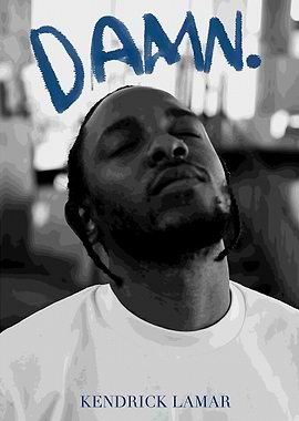 Kendrick Lamar DAMN. Album Cover
