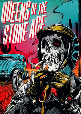 Queens of the Stone Age Skull Rider