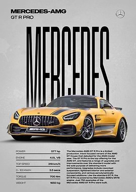 Mercedes-AMG GT R Pro Poster