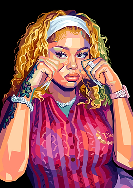 Pop Art Portrait of a Latto