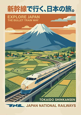Bullet Train Journey Through Japan