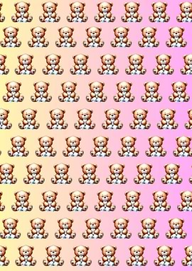 Cute Teddy Bears Pattern