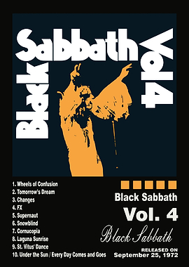 Black Sabbath Vol. 4 Album Art