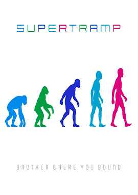Supertramp Evolution Poster