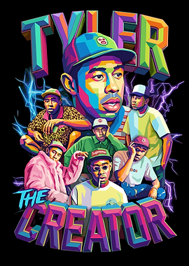 Tyler The Creator Pop Art Collage