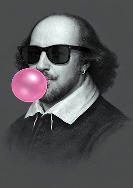 W illiamShakespeare Chewing Bubble Gum