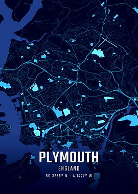 Plymouth Midnight City Map