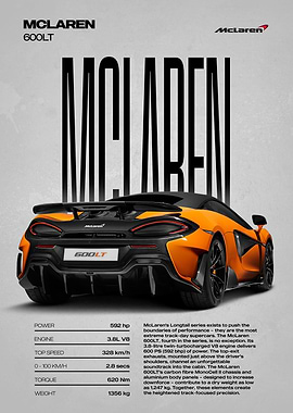 McLaren 600LT Rear View