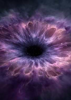 Cosmic Black Hole Nebula