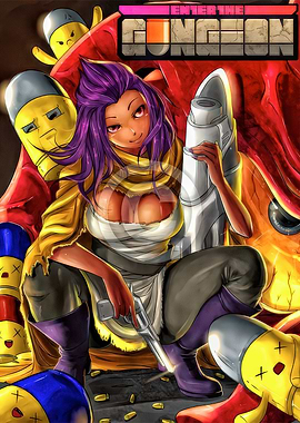 Enter the Gungeon Anime Art